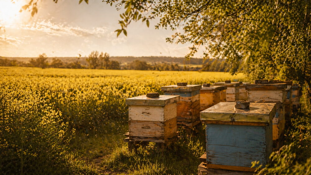 Pasieka z ulami — dopłaty ARiMR 50 zł na przezimowaną rodzinę pszczelą